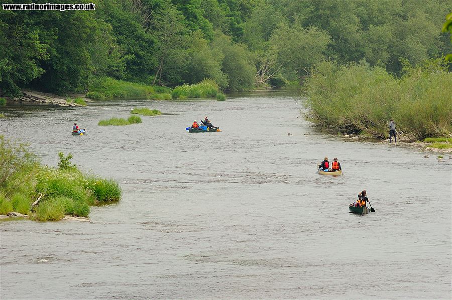 Canoeing on the Wye