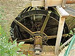 Talgarth restored mill wheel