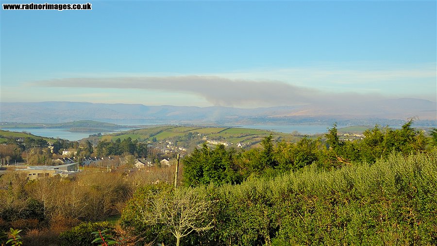 Peat fire haze