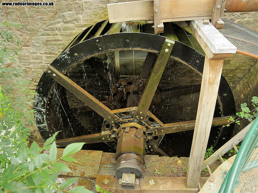 Talgarth restored mill wheel