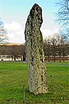 Standing stone at Cwrt y Gollen